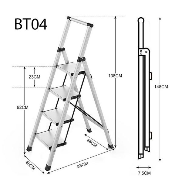 Thang ghế nhôm Nikita NKT-BT04