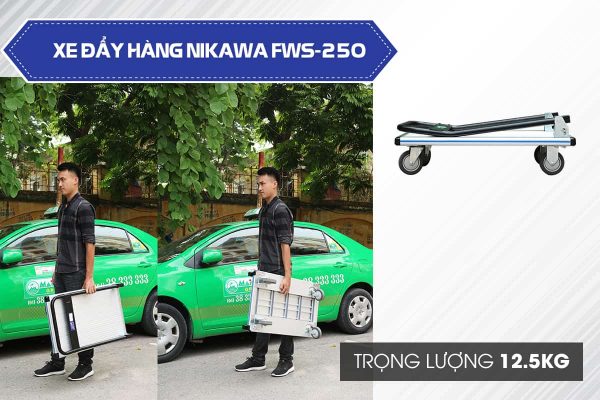 Xe đẩy hàng nhôm Nikawa FWS-250